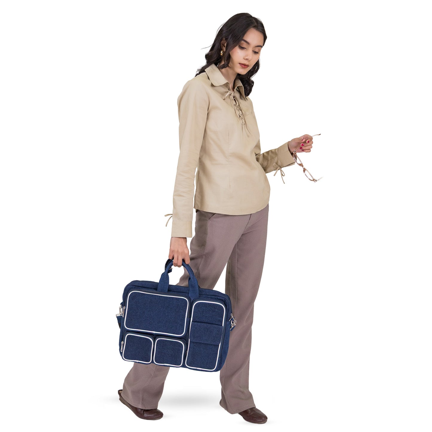 Denim Laptop Bag
